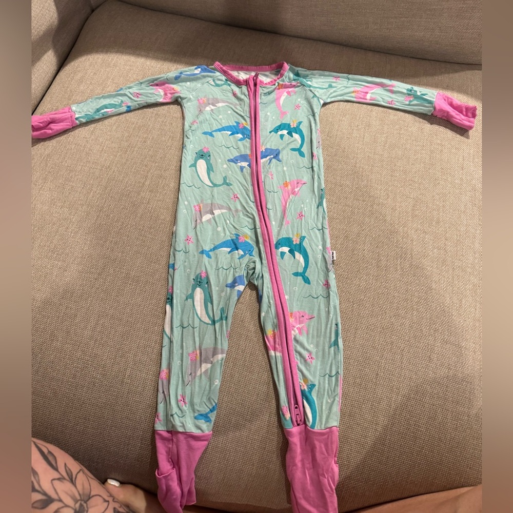 Little sleepies dolphin zippy